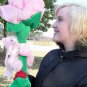 Big Plush Pink Rose 66 Inch with Teddy Bear You Are Special Heart  in 6 Foot Box