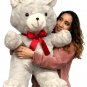 Big Plush Giant Blue Teddy Bear 42 inch Soft Teddybear Made in USA America