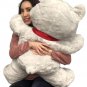 Big Plush Giant Blue Teddy Bear 42 inch Soft Teddybear Made in USA America