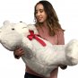 Big Plush Giant Blue Teddy Bear 42 inch Soft Teddybear Made in USA America