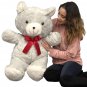 Big Plush Giant Blue Teddy Bear 42 inch Soft Teddybear Made in USA America