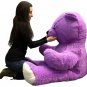 Big Plush 6 Foot Giant Purple Teddy Bear Soft 72 Inch Lifesize Stuffed Animal