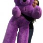 Big Plush 6 Foot Giant Purple Teddy Bear Soft 72 Inch Lifesize Stuffed Animal