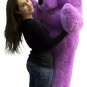 Big Plush 6 Foot Giant Purple Teddy Bear Soft 72 Inch Lifesize Stuffed Animal
