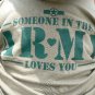 U.S. Army 40 inch Giant Stuffed Monkey T-shirt SOMEONE IN THE ARMY LOVES YOU