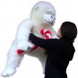 Giant Stuffed Christmas Gorilla With Big Plush Candy Cane, American Made 40 inch