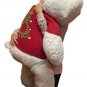 52 inch White Teddy Bear Tshirt Merry Christmas Yall front Christmas Tree onBack