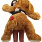 Giant Stuffed Puppy Dog Heart on Butt, 5 Feet Long Soft Large Plush Brown