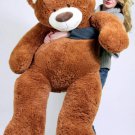 Big Plush Giant Teddy Bear Five Feet Tall Soft Smiling Big Teddybear 5 Foot Bear