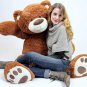 Big Plush Giant Teddy Bear Five Feet Tall Soft Smiling Big Teddybear 5 Foot Bear