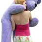 6 foot Giant Purple Teddy Bear Huge Stuffed Big Plush Bear Made in USA