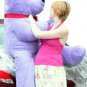 6 foot Giant Purple Teddy Bear Huge Stuffed Big Plush Bear Made in USA