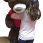 Big Plush Giant Holiday Teddy Bear 5 Feet Tall Wears Merry Christmas Tshirt