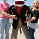 72 Inch Big Plush Giant Graduation Sock Monkey 6 Feet Tall wears Graduation Suit