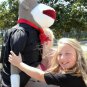 72 Inch Big Plush Giant Graduation Sock Monkey 6 Feet Tall wears Graduation Suit
