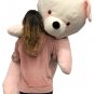 Big Plush Pink Stuffed Panda , Giant 54 Inch Teddy Bear Soft Plush Made in USA