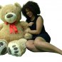 Big Plush Valentine's Day Giant Teddy Bear 60 Inches Soft Cuddle Buddy