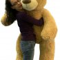5 Foot Very Big Smiling Teddy Bear Soft with Bigfoot Paws, Giant Stuffed Animal