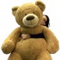 5 Foot Very Big Smiling Teddy Bear Soft with Bigfoot Paws, Giant Stuffed Animal