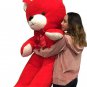 Giant Red Teddy Bear 59 Inch Big Plush Soft Huge Stuffed Animal Weighs 18 Pounds