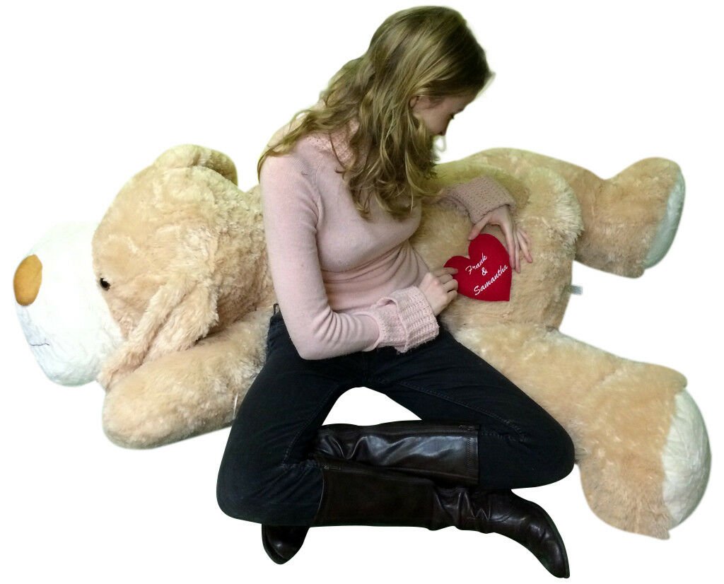 Custom Personalized Giant Stuffed Dog 60 Inch Soft Customized With Your Text