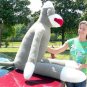 American Made Giant Sock Monkey 54 Inches Soft Made in the USA America