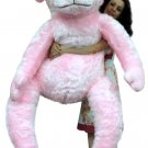 Giant Stuffed 6 Foot Pink Gorilla 72 Inch Soft Huge Plush Monkey Made in USA