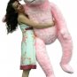 Giant Stuffed 6 Foot Pink Gorilla 72 Inch Soft Huge Plush Monkey Made in USA