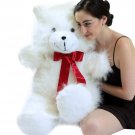 Jumbo 3 Foot Teddy Bear 36 Inch Soft White Teddybear Made in USA Brand New