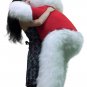 American Made Giant 6 Foot White Teddy Bear Wears I LOVE YOU T-Shirt Soft & Big