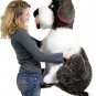 Life Size Stuffed Saint Bernard 38 Inch Soft Big Plush Dog Made in USA