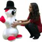American Made Giant Stuffed Snowman 3 feet Tall Big Plush Made in the USA