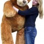 Giant Teddy Bear 5 Feet Tall Superior Quality Big Soft Teddybear Brown 60 Inches