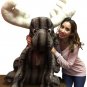 American Made Giant Stuffed Moose Huge Stuffed Animal 45 Inches Tall and Wide