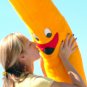 American Made Giant Stuffed Banana 5 Feet Tall Big Plush Fruit Soft Plush Fun
