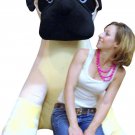 Giant Stuffed Dog Pug 5 Feet Tall Soft 60 Inches Huge Big Plush Animal