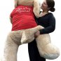 Giant Valentine Stuffed Dog  60 Inch Soft 5 Foot Stuffed Puppy You Are Special
