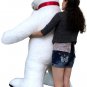 Giant Stuffed Polar Bear 5 Feet Tall Huge Stuffed Animal Made in USA America