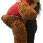5 Foot Giant Teddy Bear 60 Inches Soft Cinnamon Brown LET ME BE YOUR TEDDYBEAR