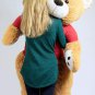 Big Plush Giant 5 Foot Teddy Bear Wears T-shirt that says HAPPY VALENTINES DAY
