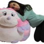Big Plush Caterpillar Smush Ball Jumbo 3 Feet Tall 30 Inch Wide, Weighs 10 lbs