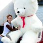 American Made 8 Foot Soft Giant Teddy Bear 96 Inches White Color Made in the USA