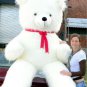 American Made 8 Foot Soft Giant Teddy Bear 96 Inches White Color Made in the USA