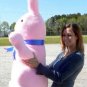 Giant Stuffed Bunny Rabbit 42 inches Pink Color Stuffed Soft Made in the USA
