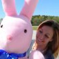 Giant Stuffed Bunny Rabbit 42 inches Pink Color Stuffed Soft Made in the USA