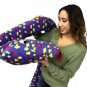Big Plush 18 Foot Giant Stuffed Snake 216 Inches Soft Polka Dot Blue Yellow  Red