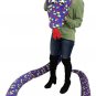 Big Plush 18 Foot Giant Stuffed Snake 216 Inches Soft Polka Dot Blue Yellow  Red