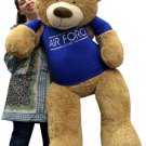 Giant Air Force 5 ft.Teddy Bear Soft inTshirt SOMEONE IN THE AIR FORCE LOVES YOU