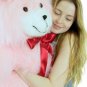 American Made Giant Pink Teddy Bear 36 Inch Soft 3 Foot Teddybear Brand New