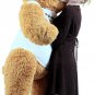 Giant Happy Birthday Teddy Bear 55 Inch Wears Tshirt HAPPY BIRTHDAY MONKEY FACE